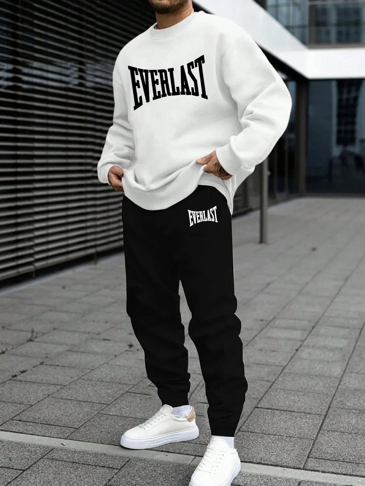 Men's Printed Fleece Tracksuit