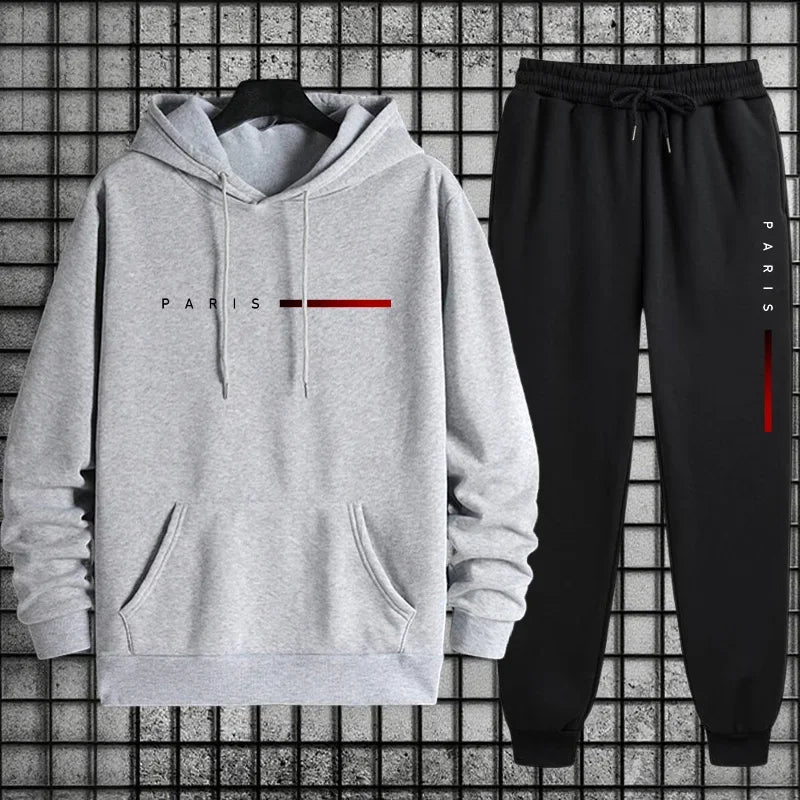 Sweat à capuche et pantalon de jogging pour homme