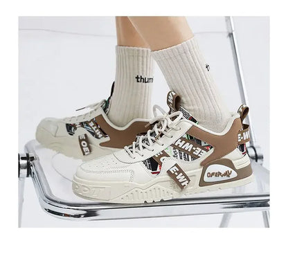 Casual Lace-Up Sneakers
