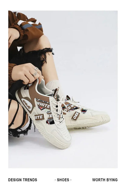Casual Lace-Up Sneakers