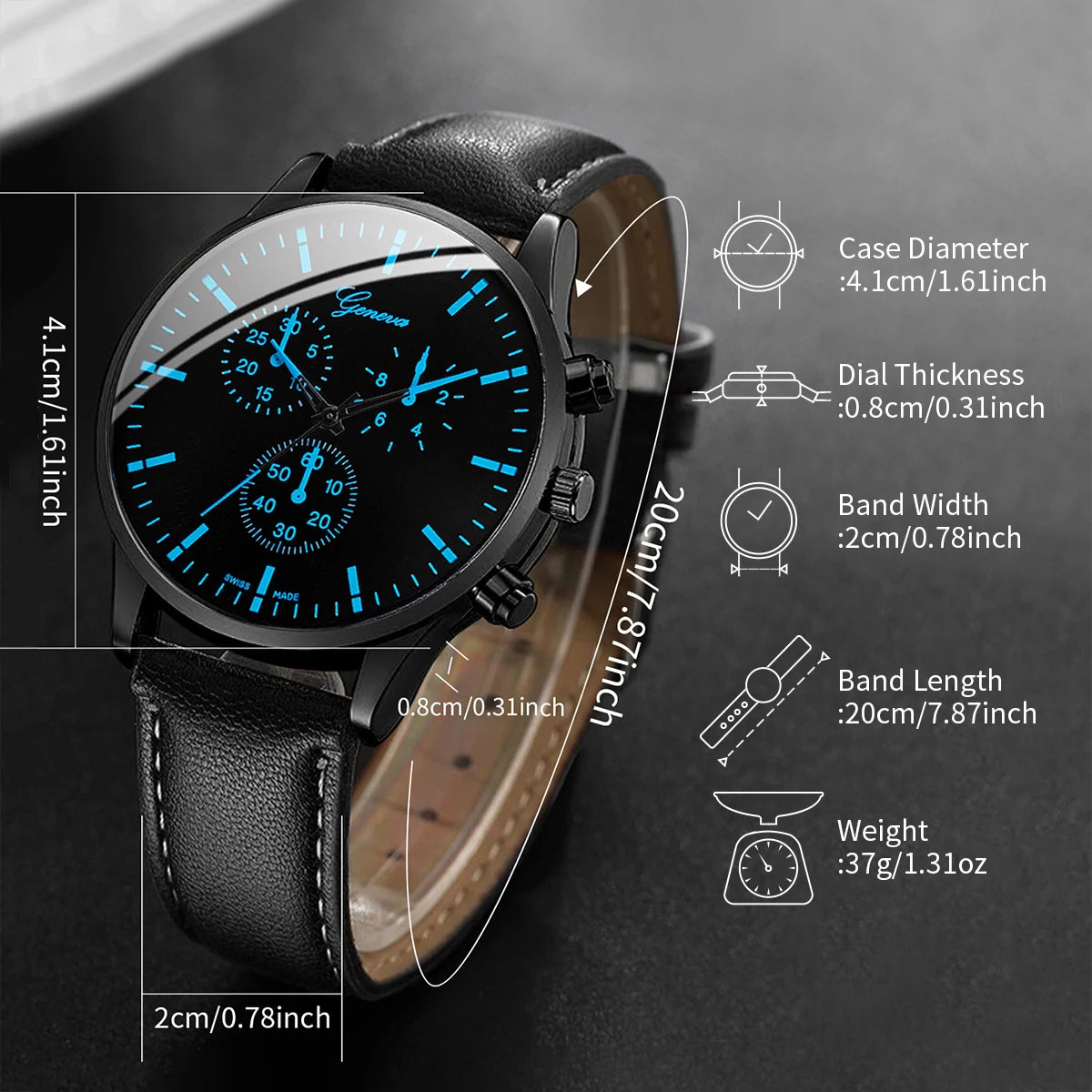 YOLAKO Watch & Jewellery Set
