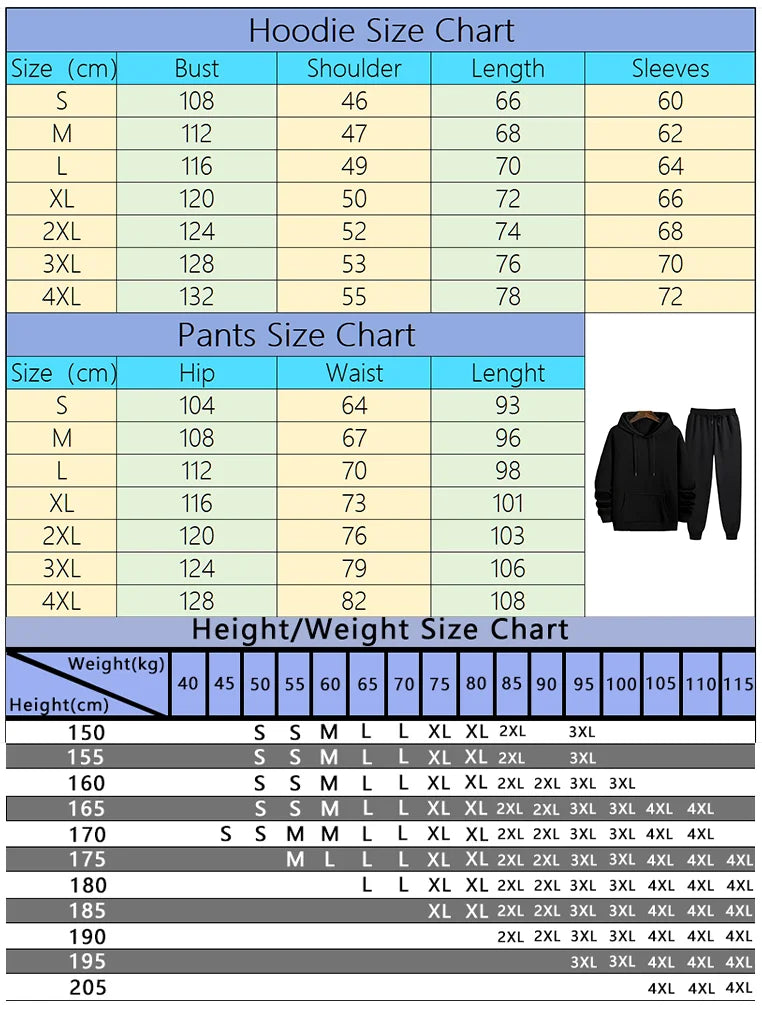 Sweat à capuche et pantalon de jogging pour homme
