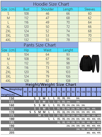 Sweat à capuche et pantalon de jogging pour homme