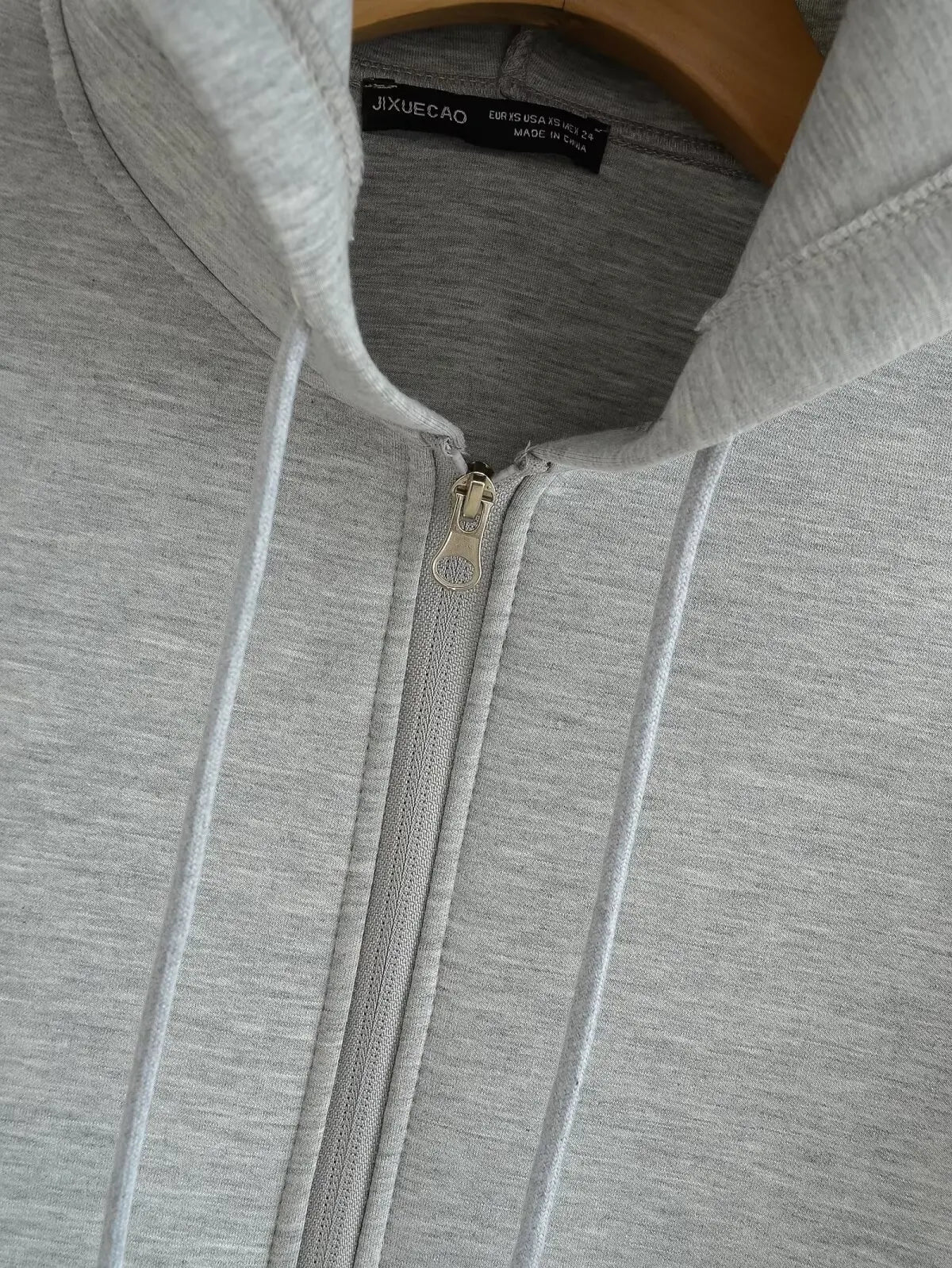 Veste zippée à capuche pour femme – Manteau décontracté ample avec poches