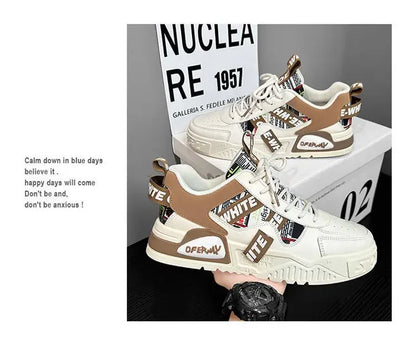 Casual Lace-Up Sneakers