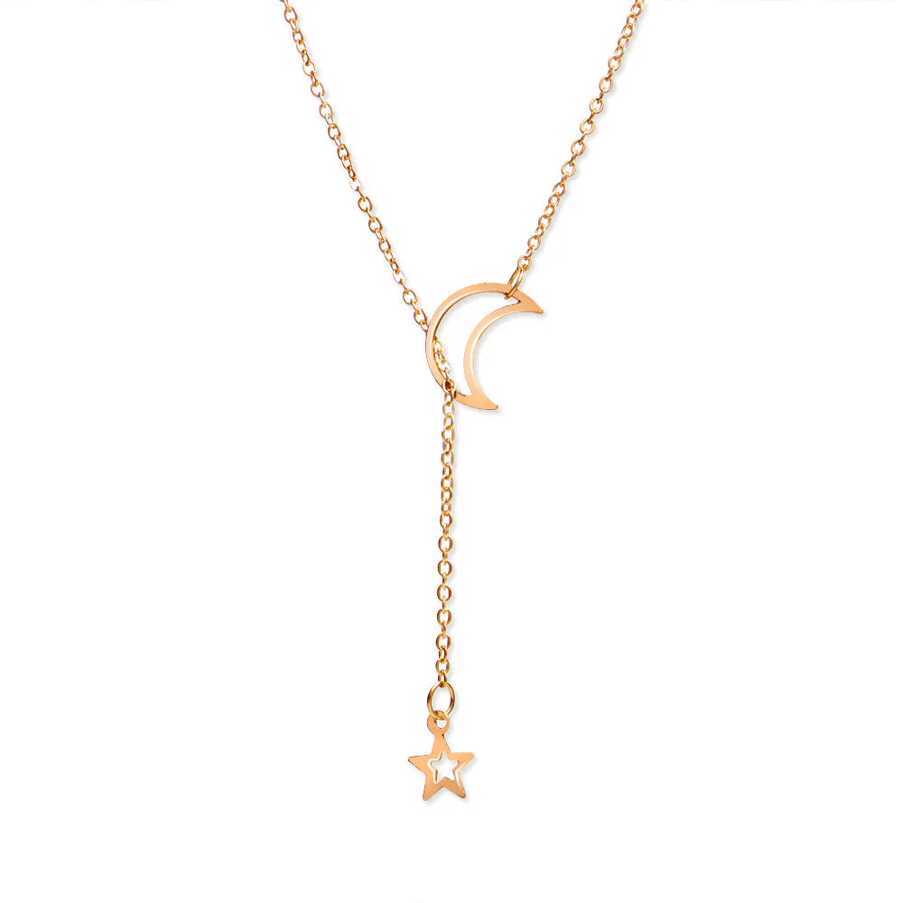 Gargantilla de luna y estrella
