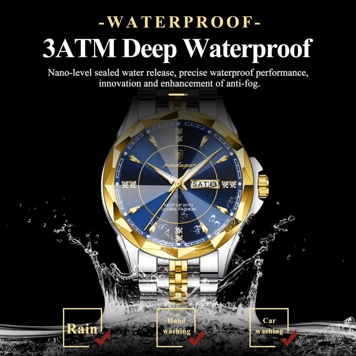 Reloj de cuarzo POEDAGAR 674
