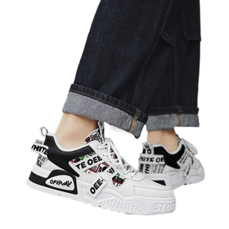 Casual Lace-Up Sneakers