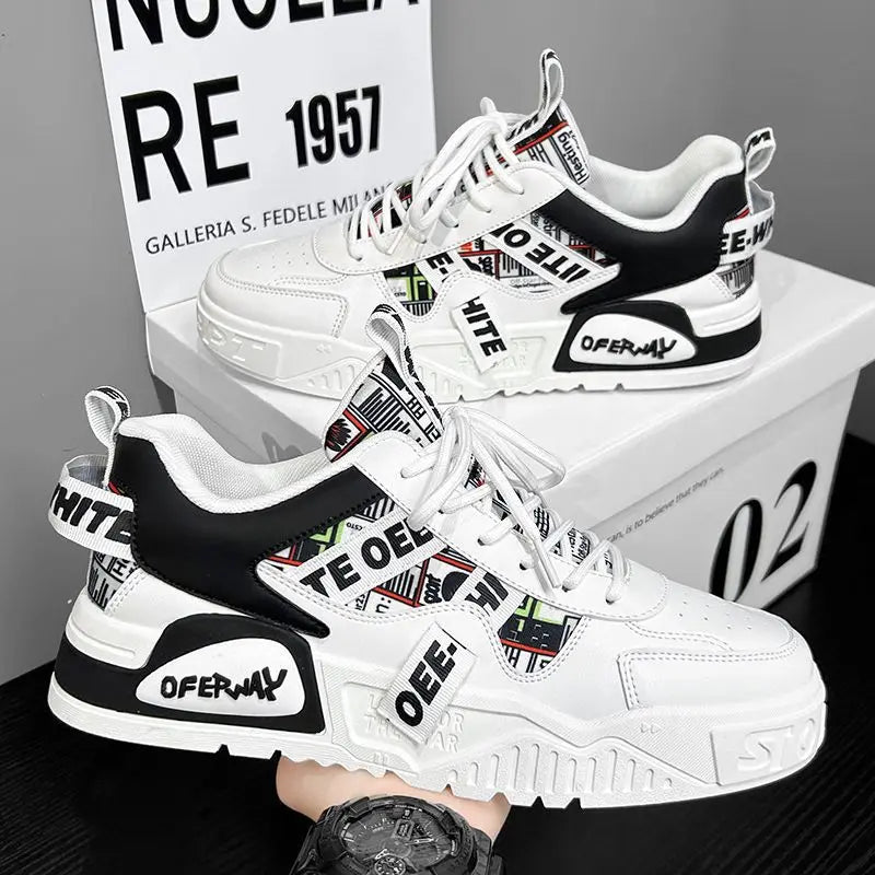 Casual Lace-Up Sneakers