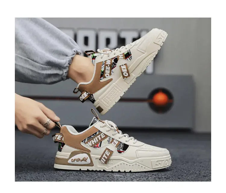 Casual Lace-Up Sneakers
