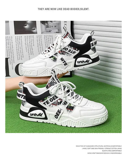 Casual Lace-Up Sneakers