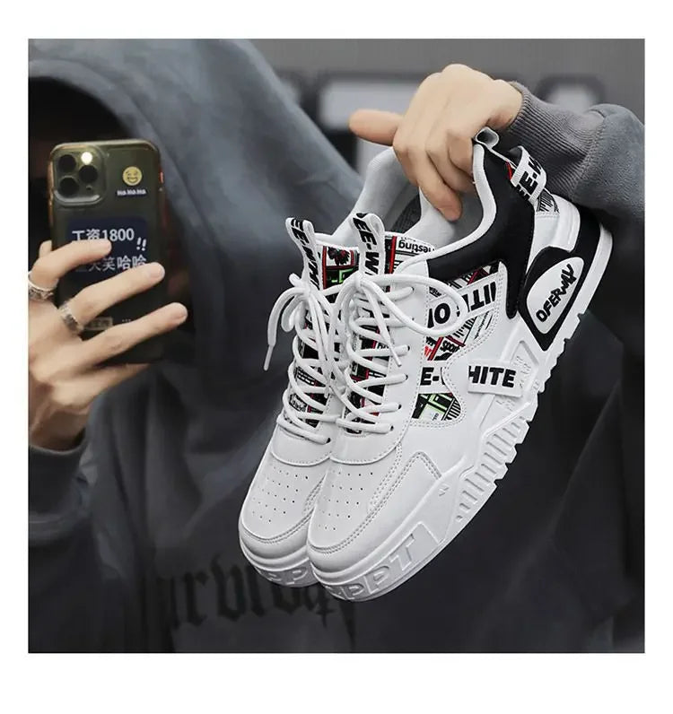 Casual Lace-Up Sneakers