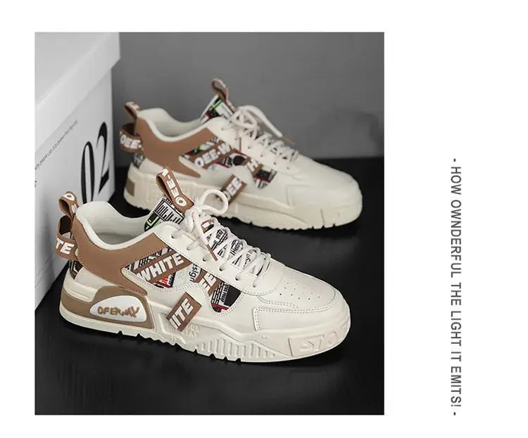 Casual Lace-Up Sneakers