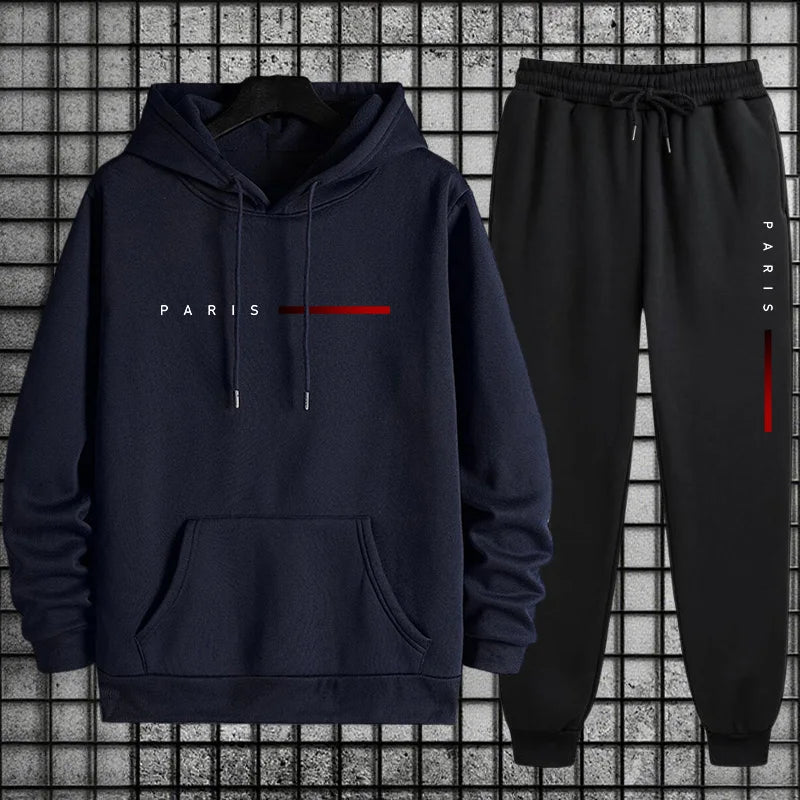 Sweat à capuche et pantalon de jogging pour homme
